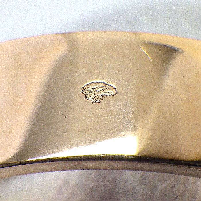 エルメス HERMES リング Hダンクル PM H115601B 27ポイント ダイヤモンド 計0.07ct K18PG 11.5号 / #52 【中古】