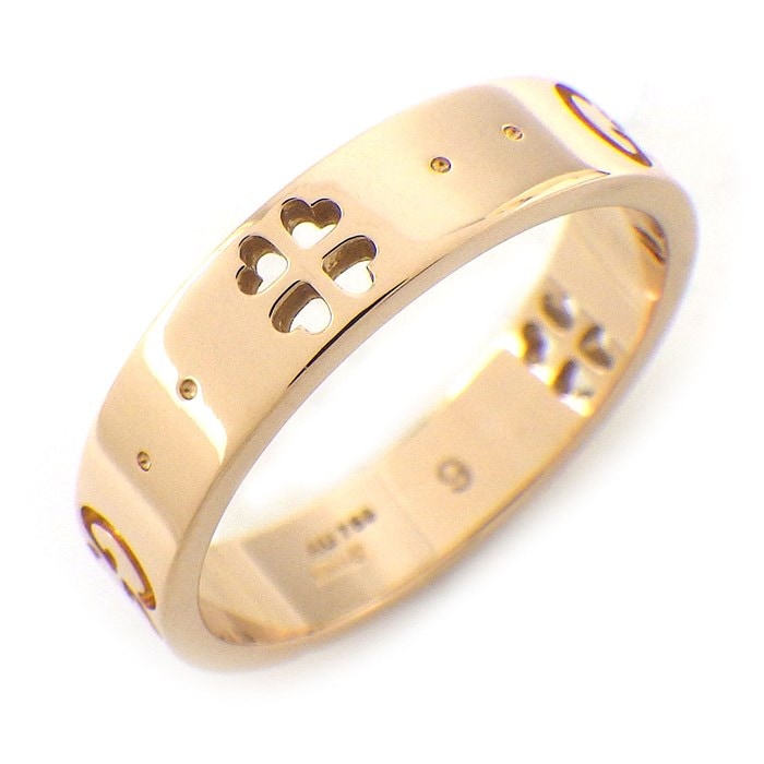 グッチ GUCCI リング アイコン アモール フォーエバー GG ロゴ K18PG 9号 / #9 【中古】
