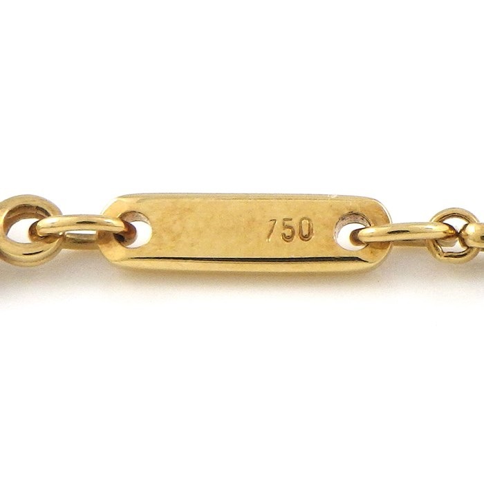 ショパール Chopard ネックレス ハッピーダイヤ エレファント 79/2277-20 ムービング ダイヤモンド K18YG 【中古】