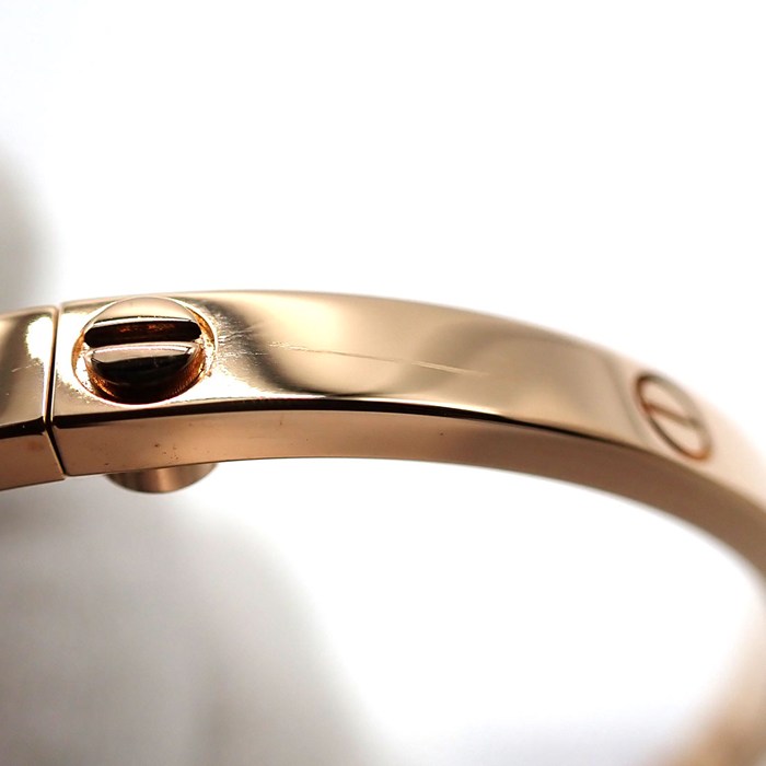 カルティエ Cartier ブレスレット ラブ スモールモデル B6047316 K18PG / #16 【中古】