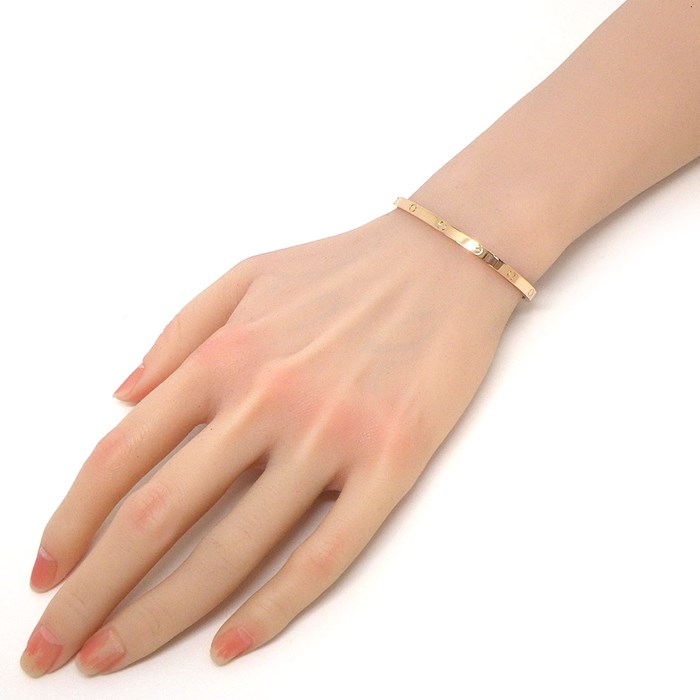カルティエ Cartier ブレスレット ラブ スモールモデル B6047316 K18PG / #16 【中古】