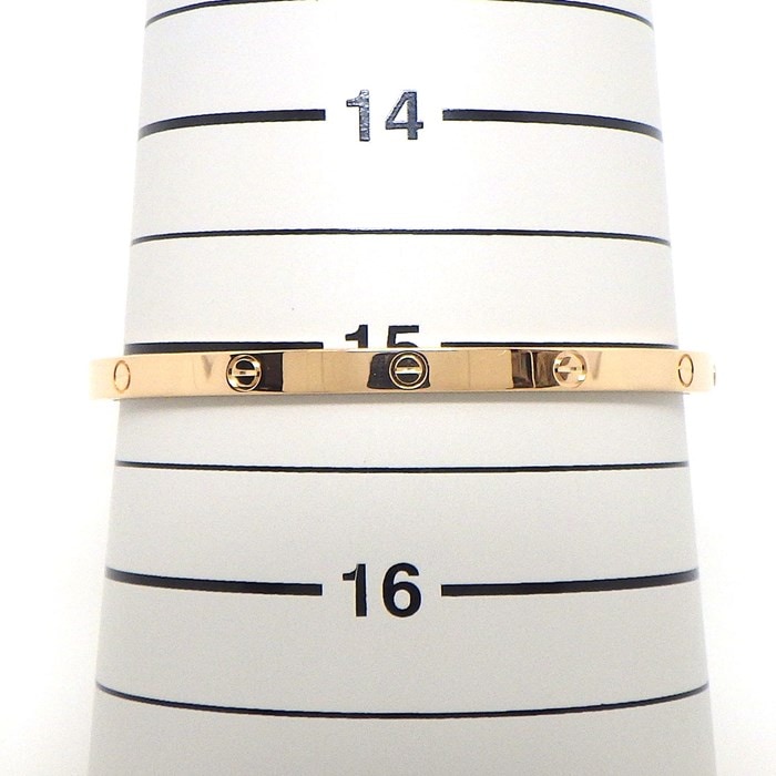 カルティエ Cartier ブレスレット ラブ スモールモデル B6047316 K18PG / #16 【中古】