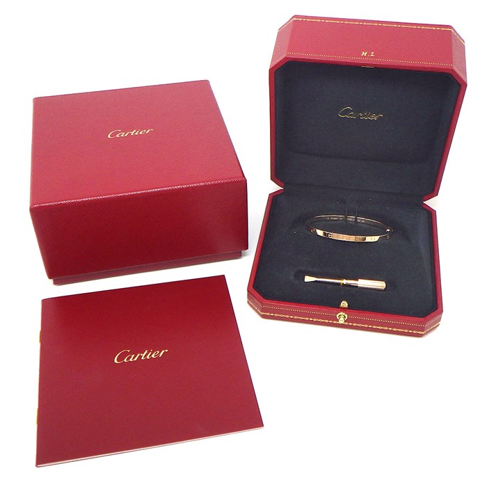 カルティエ Cartier ブレスレット ラブ スモールモデル B6047316 K18PG / #16 【中古】