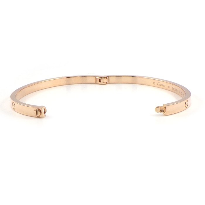 カルティエ Cartier ブレスレット ラブ スモールモデル B6047316 K18PG / #16 【中古】