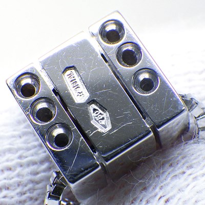 ダミアーニ DAMIANI ネックレス ベルエポック スクエア ベネチアンチェーン 1ポイント ルビー ダイヤモンド K18WG 【中古】