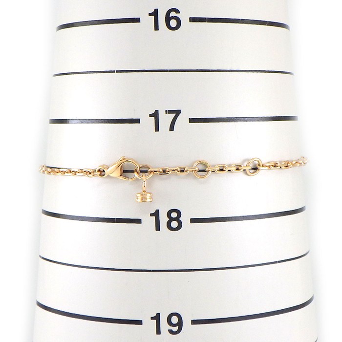ブシュロン BOUCHERON ブレスレット キャトル スリーカラー ダイヤモンド K18PG K18WG K18YG ホワイト セラミック 白 【中古】