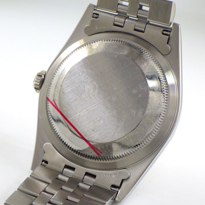 ロレックス Rolex 腕時計 デイトジャスト 16234 T番 1996年製 サンレイ シルバー文字盤 K18WG SS 自動巻き 【箱・保付き】 【中古】