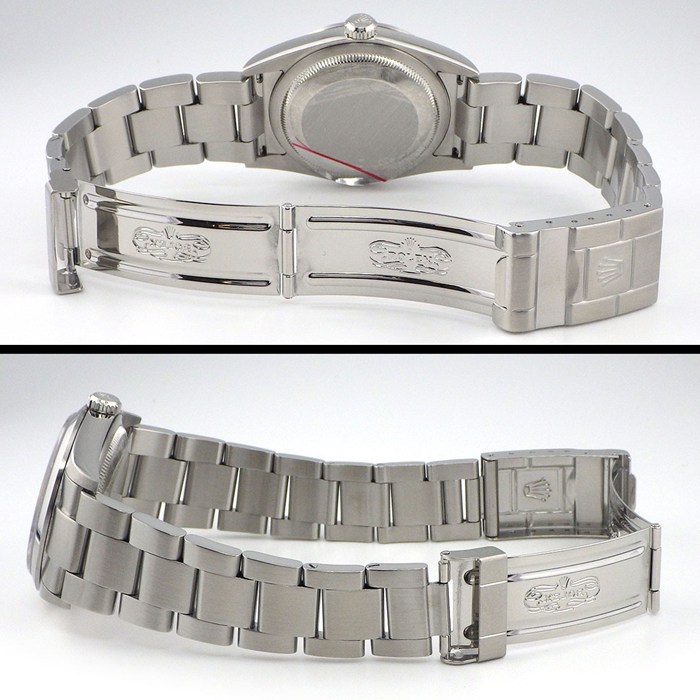 ロレックス Rolex 腕時計 エクスプローラー1 114270 Y番 2002年製 ブラック文字盤 夜光インデックス 夜光針 SS 自動巻き 【箱・保付き】 【中古】