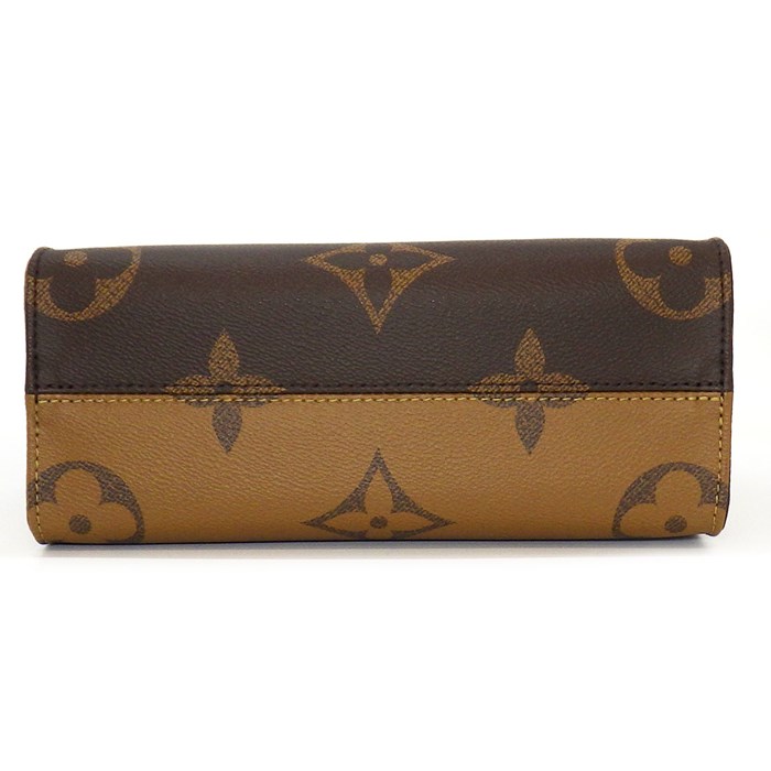 ルイ・ヴィトン Louis Vuitton ハンドバッグ ショルダーバッグ オンザゴー PM M46373 ブラウン モノグラム キャンバス (PVCコーティング) 【中古】