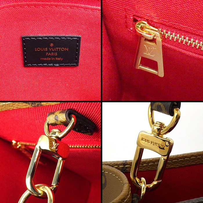 ルイ・ヴィトン Louis Vuitton ハンドバッグ ショルダーバッグ オンザゴー PM M46373 ブラウン モノグラム キャンバス (PVCコーティング) 【中古】