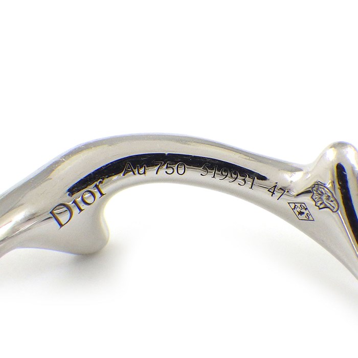クリスチャンディオール Christian Dior リング ボワ ドゥ ローズ JBDR95002_0000 K18WG 7号 / #47 【箱・保付き】 【中古】