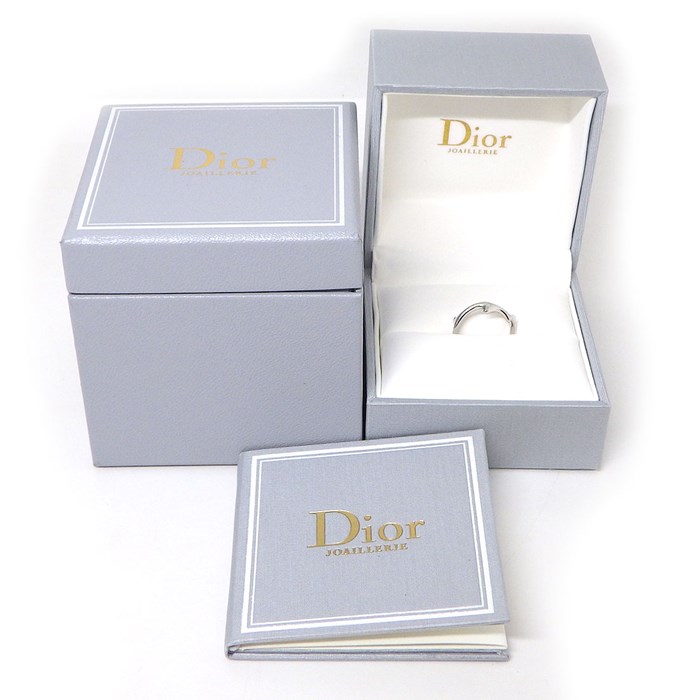 クリスチャンディオール Christian Dior リング ボワ ドゥ ローズ JBDR95002_0000 K18WG 7号 / #47 【箱・保付き】 【中古】