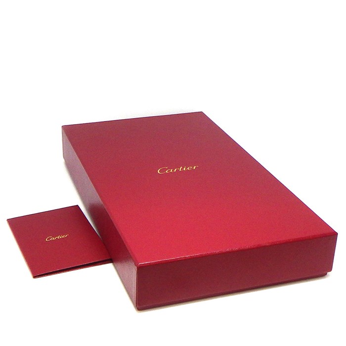 カルティエ Cartier ネックレス パンテール ドゥ カルティエ N7424210 パンサー フェイス モチーフ 1ポイント オニキス 2ポイント ツァボライト グリーン ガーネット K18YG 【箱・保付き】 【中古】