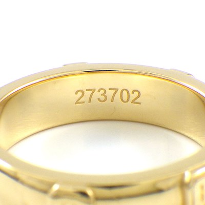ハリーウィンストン HARRY WINSTON リング HW ロゴ WBDYRDBZHWL 1ポイント ダイヤモンド 0.01ct K18YG 8.5号 / #8 【中古】
