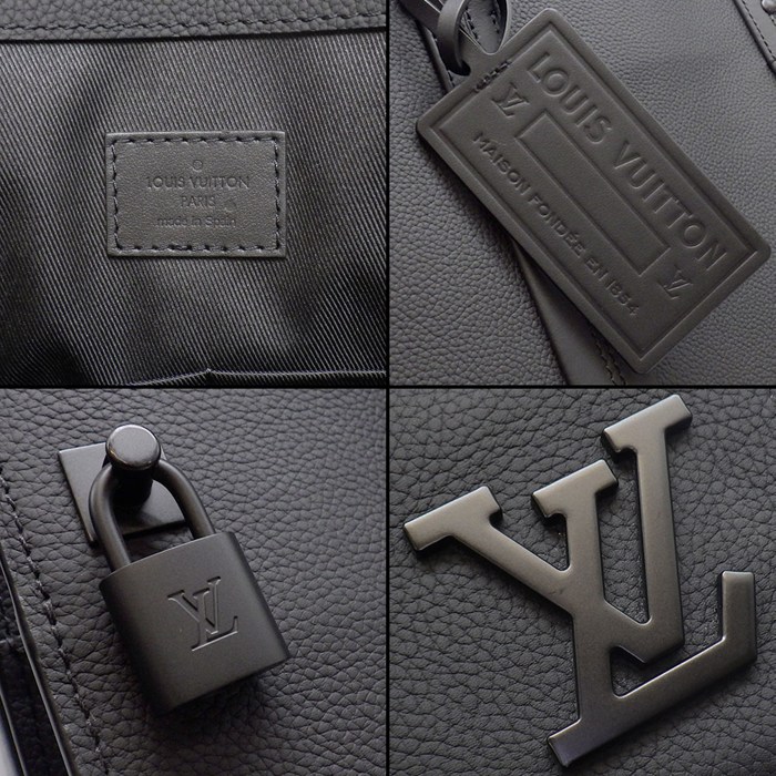 ルイ・ヴィトン LOUIS VUITTON トートバッグ/ビジネスバッグ テイクオフ M57308 ブラック LV アエログラム ブラック金具 【中古】