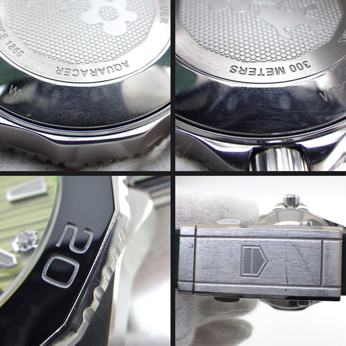 タグ・ホイヤー TAG Heuer 腕時計 アクアレーサー プロフェッショナル300 大坂なおみ WBP231E.EB0247 世界250本限定 8ポイント ダイヤインデックス グリーン文字盤 セラミック ラバーベルト SS 自動巻き 【中古】