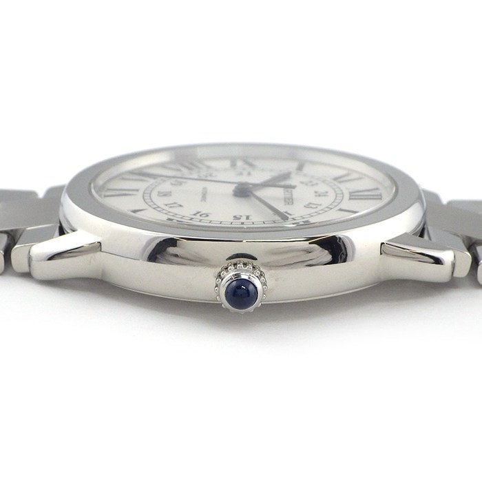 カルティエ Cartier 腕時計 ロンドソロ WSRN0012 シルバー文字盤 ローマンインデックス SS 自動巻き 【中古】