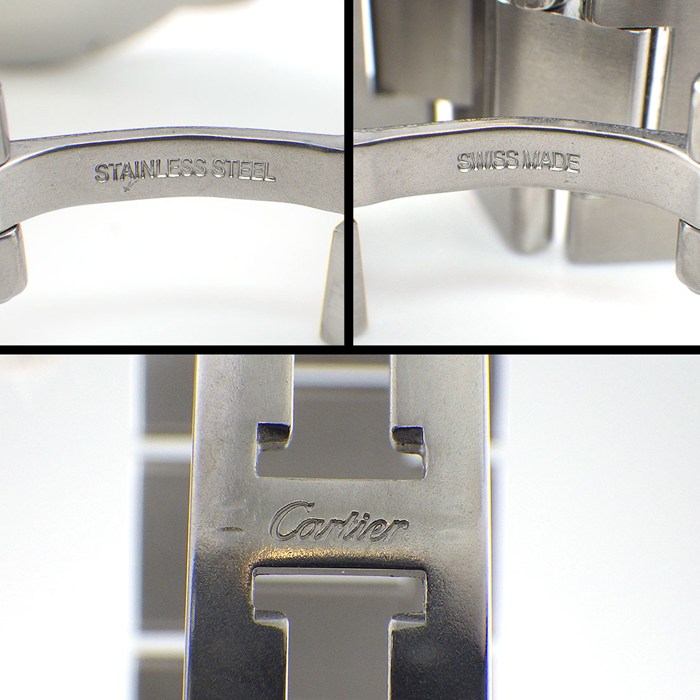 カルティエ Cartier 腕時計 ロンドソロ WSRN0012 シルバー文字盤 ローマンインデックス SS 自動巻き 【中古】