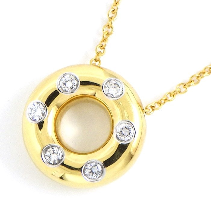 ティファニー Tiffany & Co.】ネックレス ドッツ サークル  