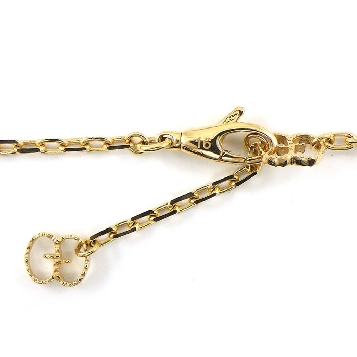 グッチ GUCCI ブレスレット GG ロゴ K18YG / #16 【中古  