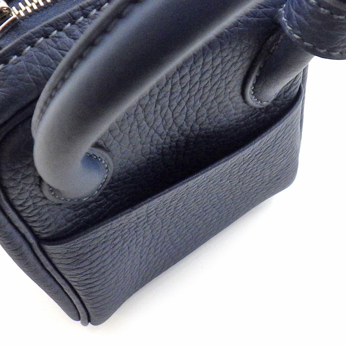 エルメス HERMES ショルダーバッグ リンディ ミニ W刻印 2024年 ブルードプリュス トリヨンクレマンス シルバー金具 【中古】