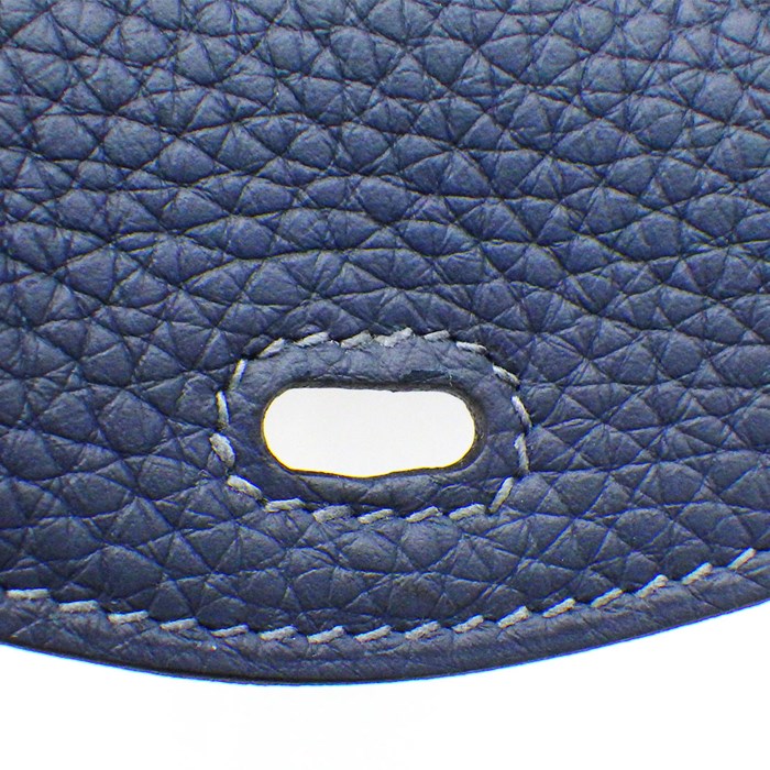 エルメス HERMES ショルダーバッグ リンディ ミニ W刻印 2024年 ブルードプリュス トリヨンクレマンス シルバー金具 【中古】