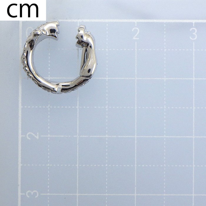 クリスチャンディオール Christian Dior イヤーカフ ボワ ドゥ ローズ JBDR95717_0000 パヴェ ダイヤモンド 0.15ct K18WG ※片方のみ 【中古】