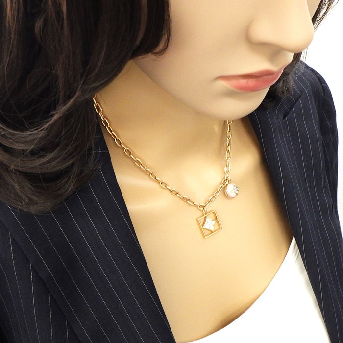 ☆美品☆ LOUISVUITTON コリエ チェーンネックレス LOUIS VUITTON 【ルイヴィトン ネックレス チェーン】コリエ