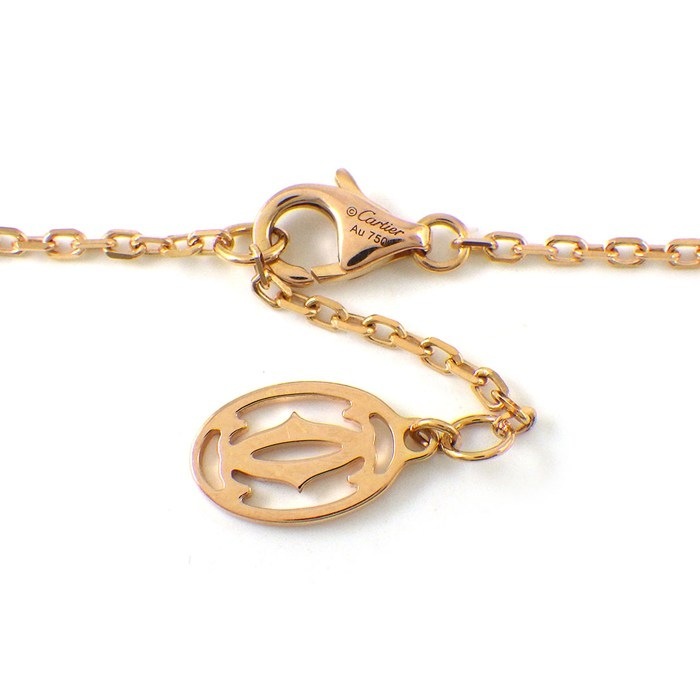 カルティエ Cartier ブレスレット ダムール スモールモデル SM ディアマン レジェ B6040300 1ポイント ダイヤモンド 0.09ct K18PG 【中古】