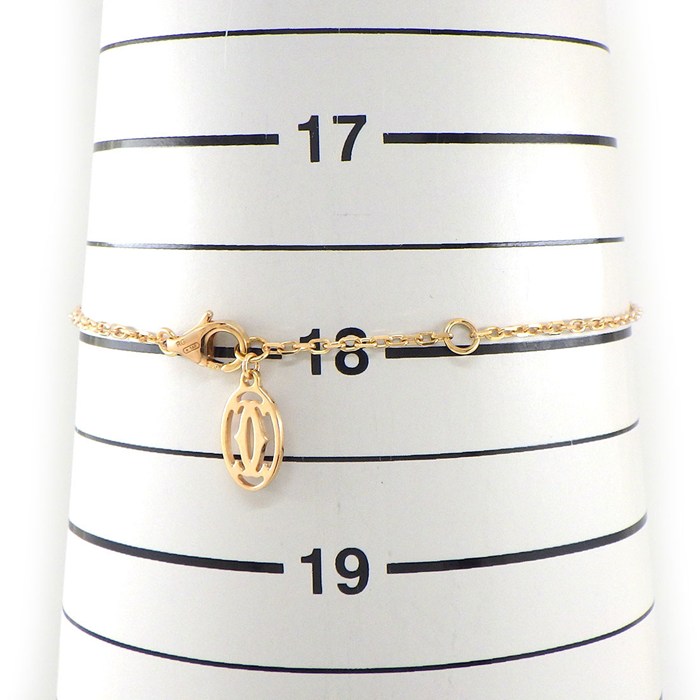 カルティエ Cartier ブレスレット ダムール スモールモデル SM ディアマン レジェ B6040300 1ポイント ダイヤモンド 0.09ct K18PG 【中古】