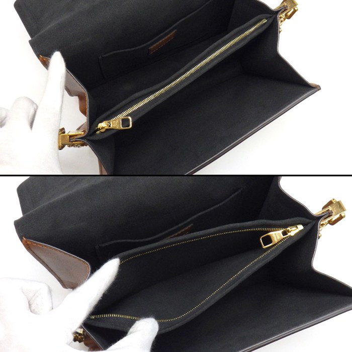 ルイ・ヴィトン LOUIS VUITTON ショルダーバッグ ドーフィーヌ MM M45958 モノグラム モノグラムリバース カウハイドレザー 【中古】