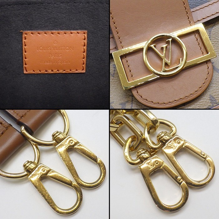 ルイ・ヴィトン LOUIS VUITTON ショルダーバッグ ドーフィーヌ MM M45958 モノグラム モノグラムリバース カウハイドレザー 【中古】