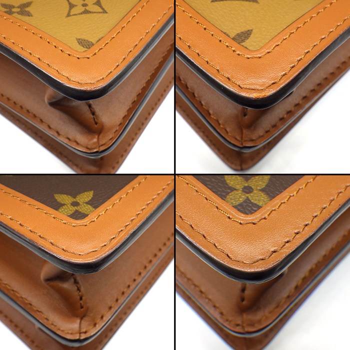 ルイ・ヴィトン LOUIS VUITTON ショルダーバッグ ドーフィーヌ MM M45958 モノグラム モノグラムリバース カウハイドレザー 【中古】