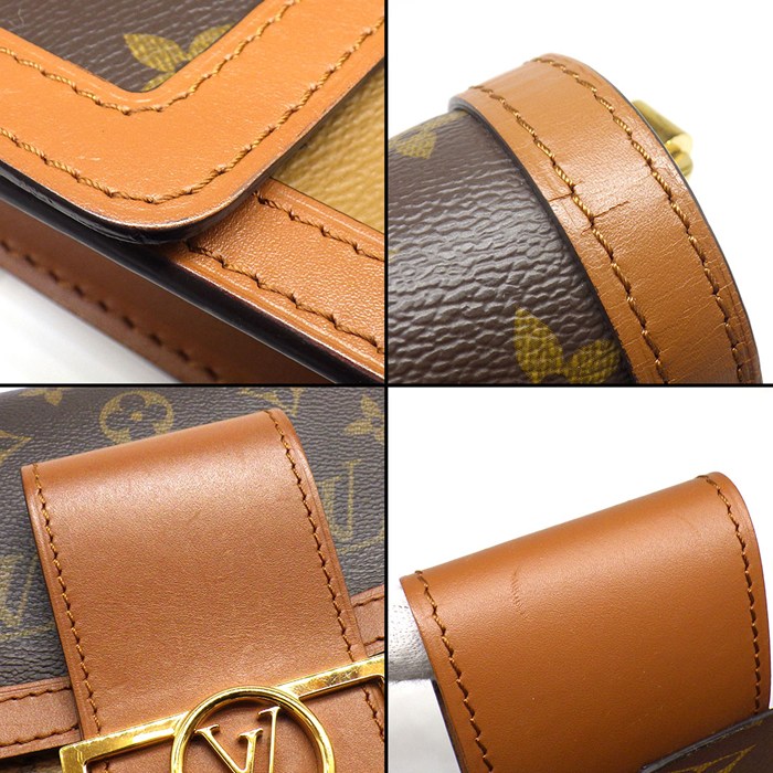 ルイ・ヴィトン LOUIS VUITTON ショルダーバッグ ドーフィーヌ MM M45958 モノグラム モノグラムリバース カウハイドレザー 【中古】