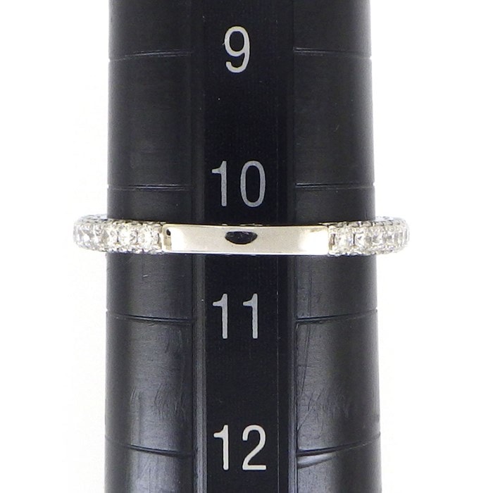 グラフ Graff GRAFF リング コンステレーション エンゲージメント バンド RGR320E 1ポイント エメラルドカット ダイヤモンド 0.50ct(G/VS1/EX) 84ポイント エタニティ パヴェ ラウンドカット ダイヤモンド K18WG 10.5号 【中古】