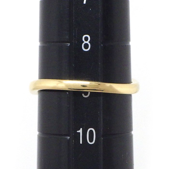 ヴァンドーム VENDOME リング フラワー モチーフ ダイヤモンド K18YG 9号 【中古】