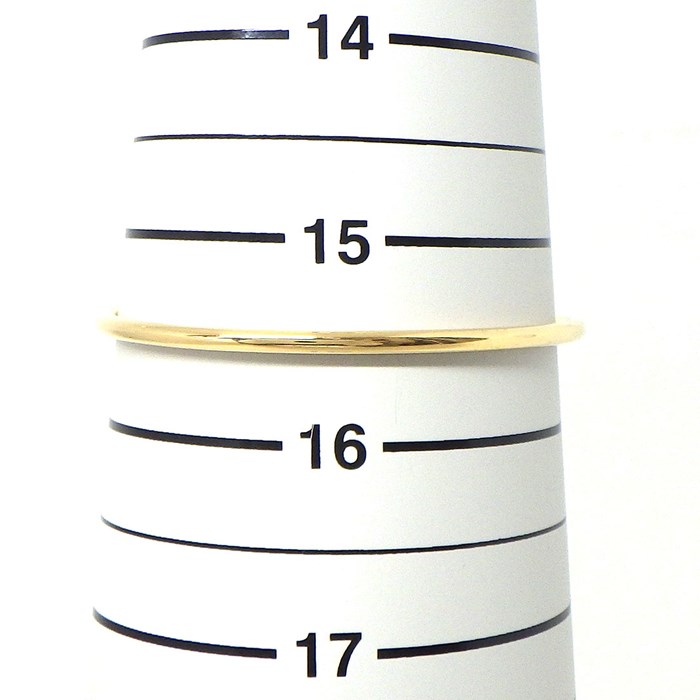 カルティエ Cartier バングル ジュスト アン クル SM B6066116 釘モチーフ 20ポイント ダイヤモンド 計0.18ct K18YG / #16 【中古】