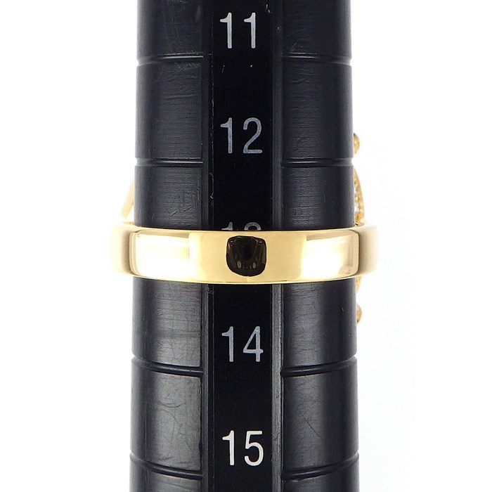 ピアジェ PIAGET リング ライムライト カクテル G34LP300 ウィスキー・オンザロック 1ポイント クッションカット シトリン 27ct 2ポイント クォーツ 計1.9ct 10ポイント ダイヤモンド 計0.74ct K18YG 13号 / #53【中古】