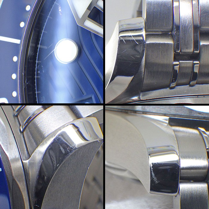 オメガ OMEGA 腕時計 シーマスター ダイバー 300M 210.30.44.51.03.001 マスタークロノメーター クロノグラフ デイト スモールセコンド 回転ベゼル ブルー文字盤 SS セラミック 自動巻き 【箱・保付き】 【中古】