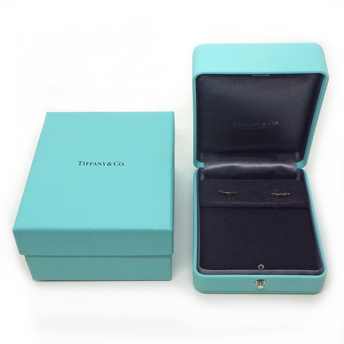ティファニー Tiffany & Co. ピアス Tスマイル ミニ マイクロ K18YG 【中古】