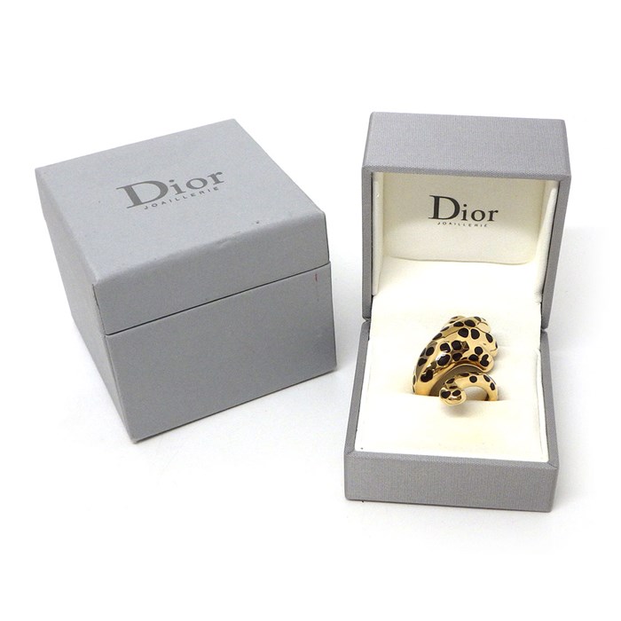 美品 Dior リング クリスチャンディオール Christian Dior リング ミッツァ パンサー