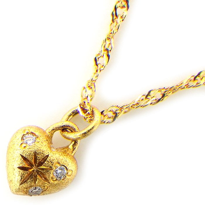 AHKAH シャボンハートネックレス7パーツ AHKAH アーカー ネックレス