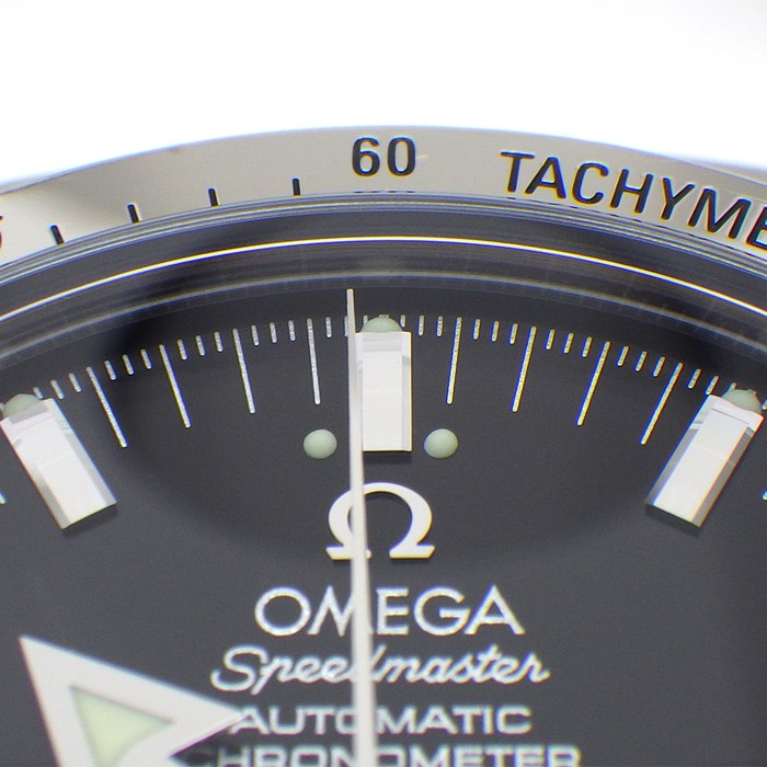 オメガ OMEGA 腕時計 スピードマスター ブロードアロー 3551.50.00 デイト クロノグラフ タキメーター スモールセコンド クロノメーター ブラック文字盤 SS 自動巻き 【箱・保付き】 【中古】