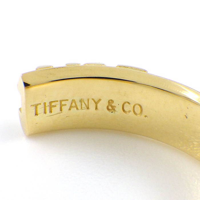  ティファニー Tiffany & Co. ピアス アトラス フープ K18YG 【中古】