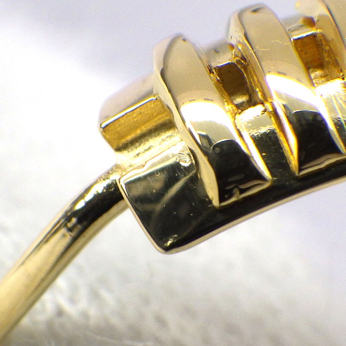  ティファニー Tiffany & Co. ピアス アトラス フープ K18YG 【中古】