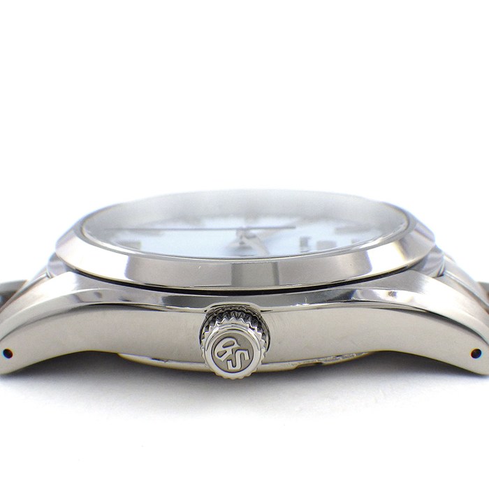 グランドセイコー Grand Seiko 腕時計 ヘリテージコレクション SBGX357/9F62-0AR0 デイト 雪白パターン ライトブルー文字盤 チタン クオーツアナログ 【箱・保付き】 【中古】