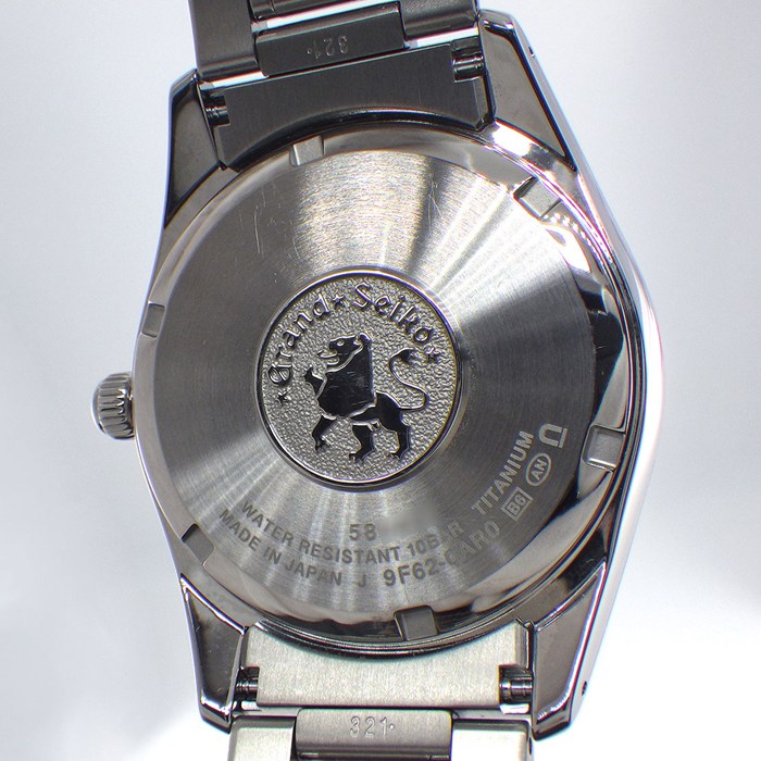 グランドセイコー Grand Seiko 腕時計 ヘリテージコレクション SBGX357/9F62-0AR0 デイト 雪白パターン ライトブルー文字盤 チタン クオーツアナログ 【箱・保付き】 【中古】