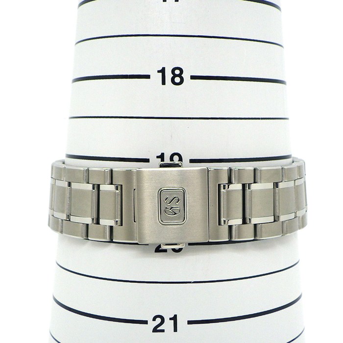 グランドセイコー Grand Seiko 腕時計 ヘリテージコレクション SBGX357/9F62-0AR0 デイト 雪白パターン ライトブルー文字盤 チタン クオーツアナログ 【箱・保付き】 【中古】