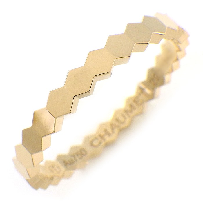  ショーメ Chaumet リング ビー マイ ラブ ハニカム 081885 K18YG 13.5号 / #54 【箱・保付き】 【中古】