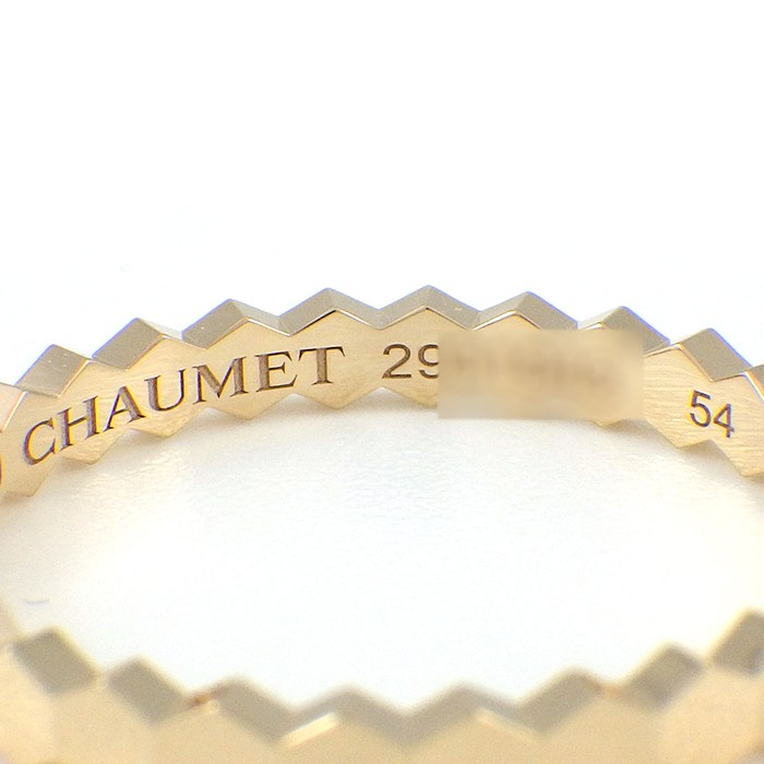  ショーメ Chaumet リング ビー マイ ラブ ハニカム 081885 K18YG 13.5号 / #54 【箱・保付き】 【中古】
